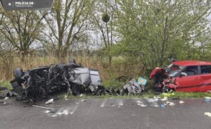 Tragická dopravná nehoda - príčiny vyšetruje polícia, foto FB Polícia SR
