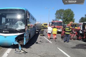 z miesta nehody - foto polícia SR